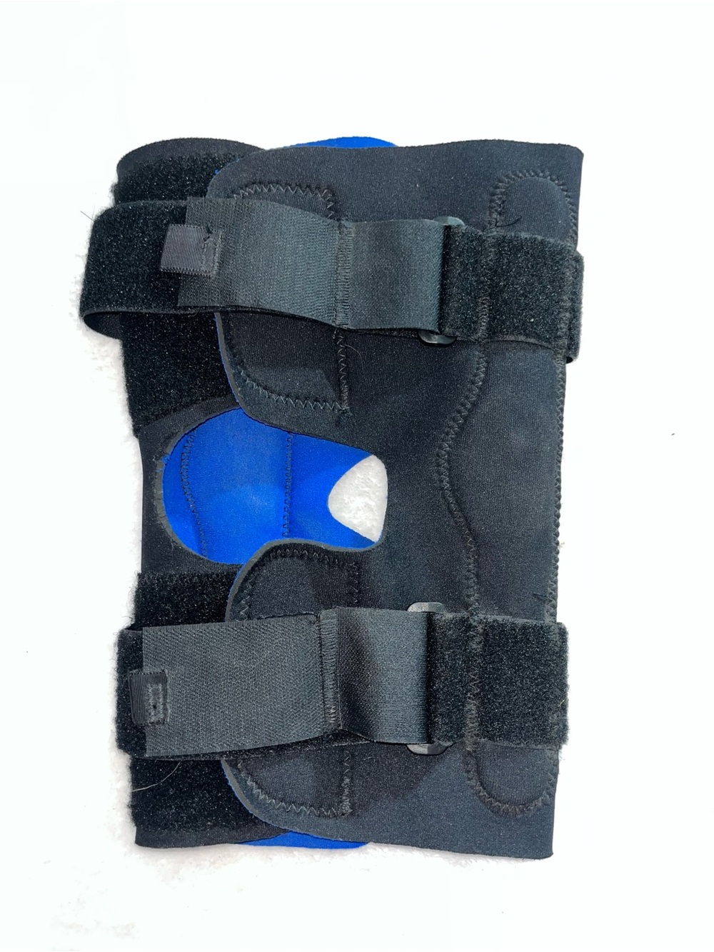 Blue and Black Knee Brace Hinged Support with Adjustable Straps Small Orthopedic